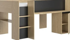 Gami Hochbett »Nael« Hochbett 90 / 200 mit Schreibtisch