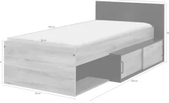 Gami Jugendbett »ERQUY« Einzelbett