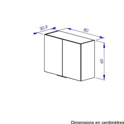 Gami Küchenzeile »300 cm breit EDEN ohne E-Geräte« mit melaminbeschichteter Oberfläche, robust und pflegeleicht