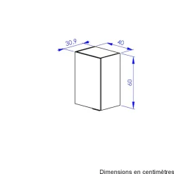 Gami Küchenzeile »300 cm breit EDEN ohne E-Geräte« mit melaminbeschichteter Oberfläche, robust und pflegeleicht
