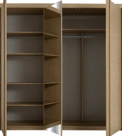 Gami Kleiderschrank »IZADI« Sehr praktisch mit Kleiderstange und Wäschefächern