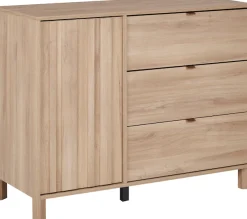 Gami Kommode »kommode Calypso 3 Schubladen 1 Tür« Optimierter Stauraum mit dieser Kommode