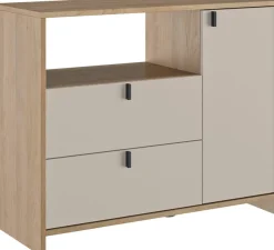 Gami Kommode »RITMO« Praktische und funktionale Kommode mit 2 Schubladen und einem Fach