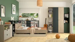 Gami Kommode »RITMO« Praktische und funktionale Kommode mit 2 Schubladen und einem Fach