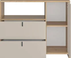 Gami Kommode »RITMO« Praktische und funktionale Kommode mit 2 Schubladen und einem Fach