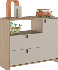 Gami Kommode »RITMO« Praktische und funktionale Kommode mit 2 Schubladen und einem Fach