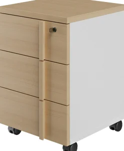Gami Rollladenschrank »ITALIC« Funktional und mobil – passt perfekt unter Ihren Schreibtisch
