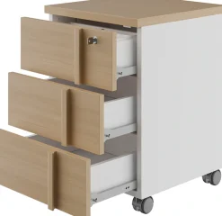 Gami Rollladenschrank »ITALIC« Funktional und mobil – passt perfekt unter Ihren Schreibtisch