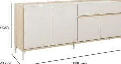 Gami Sideboard »Lenk« Elegantes und praktisches Aufbewahrungsbuffet