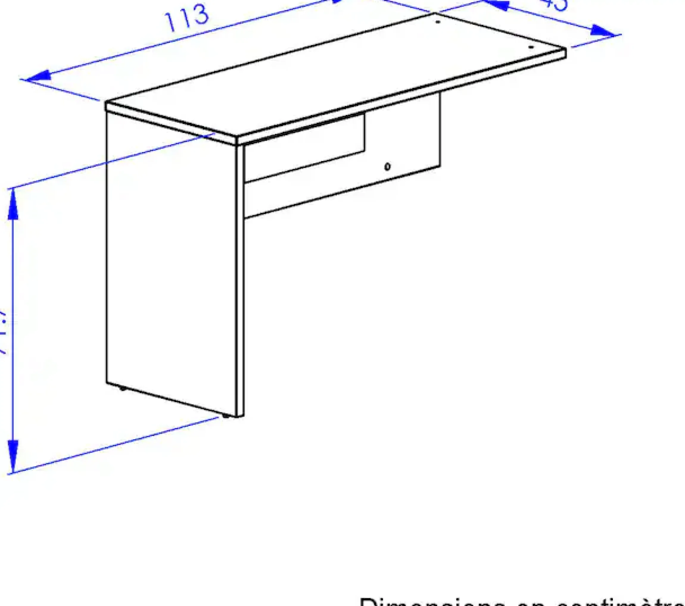 Gami Tischelement »ITALIC« Eine schöne Ergänzung für Ihren Schreibtisch