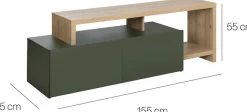 Gami TV-Board »CRAFT« TV-Möbel mit 2 Türen