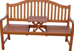 Garden Pleasure Gartenbank »PHUKET« mit hochklappbarem Tisch, BxTxH: 150x63x105 cm