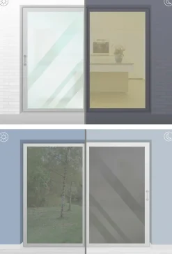 GARDINIA Fensterfolie »Statische UV-Folie« 1 Stk. halbtransparent selbstklebend 77% UV-Schutz