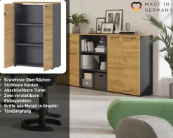 GERMANIA Aktenschrank »GW-Agenda« opt. mit Schublade, Maße 80x120 cm, Made in Germany