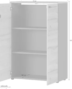 GERMANIA Aktenschrank »GW-Agenda« opt. mit Schublade, Maße 80x120 cm, Made in Germany