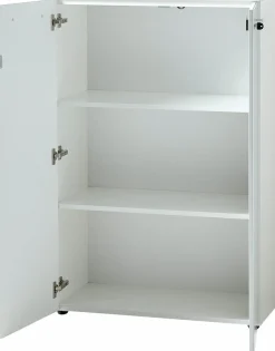 GERMANIA Aktenschrank »GW-Monteria« in 2 Höhen,Türen mit Glas-Auflage, abschließbar, Breite 80 cm, Made in Germany