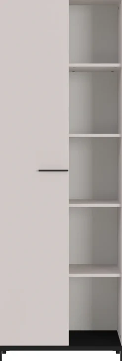 GERMANIA Aktenschrank »GW-Rovigo, mit offenem Regal,« 1 Stk. tlg. spiegelverkehrt montierbar, Höhe 190 cm, Made in Germany