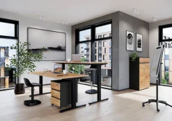 GERMANIA Aktenschrank »Lissabon« 1 Stk. tlg. mit Selbsteinzug der Schubladen und grifflosem Design