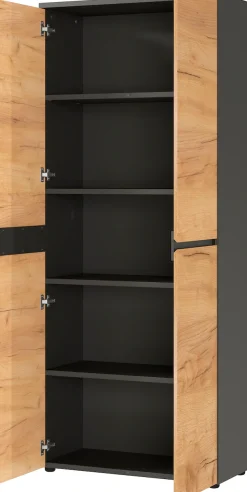GERMANIA Aktenschrank »Lissabon« 1 Stk. tlg. mit verstellbaren Einlegeböden und grifflosem Design