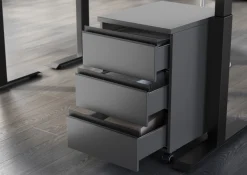 GERMANIA Büromöbel-Set »Lemont« 2 tlg. Set bestehend aus höhenverstellbarem Schreibtisch und Rollcontainer