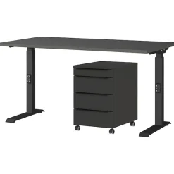GERMANIA Büromöbel-Set »Mailand« 2 Stk. tlg. inkl. Schreibtisch und Rollcontainer
