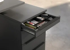 GERMANIA Büromöbel-Set »Mailand« 4 Stk. tlg. inkl. Schreibtisch, Rollcontainer, Raumteiler und Sideboard