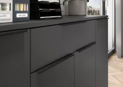 GERMANIA Büromöbel-Set »Mailand« 4 Stk. tlg. inkl. Schreibtisch, Rollcontainer, Raumteiler und Sideboard