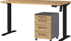 GERMANIA Büromöbel-Set »Profi 3.0« Büromöbel-Set bestehend aus Schreibtisch und Rollcontainer