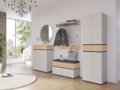 GERMANIA Garderobenschrank »Arluno« 1 Stk. tlg. Breite 60cm, ausziehbareKleiderstange, Push-to-open, Made in Germany
