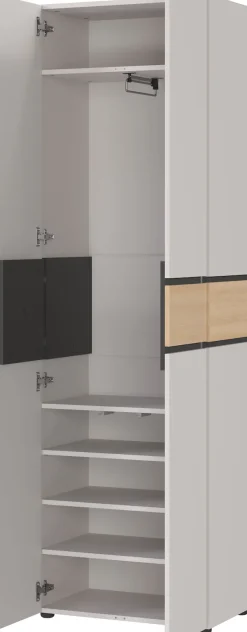 GERMANIA Garderobenschrank »Arluno« 1 Stk. tlg. Breite 60cm, ausziehbareKleiderstange, Push-to-open, Made in Germany