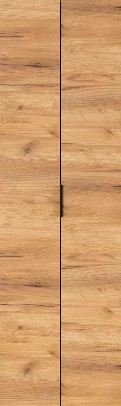 GERMANIA Garderobenschrank »Fremont« Breite: 59 cm, Metallgriffe, verstellb. Böden, ausziehb. Kleiderstange