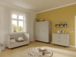 GERMANIA Kinderbett »Tomino in 2 Ausführungen« Set, 2 Stk. tlg. inkl. Umbauseiten, B/H/T 144/87/75 cm, belastbar bis 100 kg
