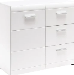 GERMANIA Kommode »Adana« Breite 96 cm, verstellbare Böden, Hochglanz-Fronten, Made in Germany