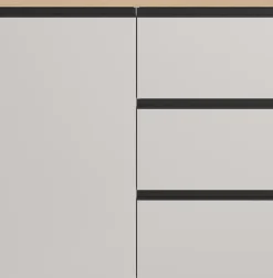 GERMANIA Kommode »Cormano« Breite 90 cm, verstellbare Böden, Soft-close, Made in Germany