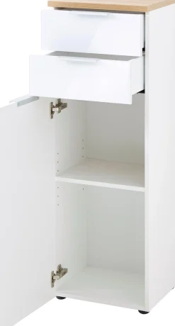 GERMANIA Midischrank »Pescara« Front mit Glasauflage