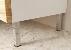 GERMANIA Midischrank »Torrance« mit verstellbaren Einlegeböden und Füßen aus Metall, griffloses Design