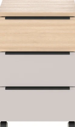 GERMANIA Rollcontainer 1 Stk. tlg. mit Schubladendämpfung