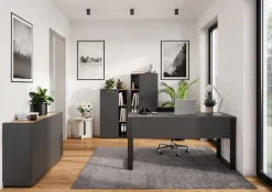 GERMANIA Schreibtisch »Adrano« 1 Stk. tlg. mit vorderer Blende, Breite 150 cm, Made in Germany