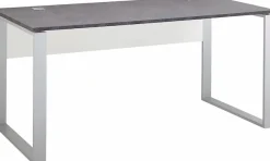 GERMANIA Schreibtisch »Altino« Kufen aus Metall, 2x Kabeldurchlass, Breite 160 cm, Made in Germany