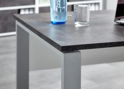GERMANIA Schreibtisch »Altino« Kufen aus Metall, 2x Kabeldurchlass, Breite 160 cm, Made in Germany