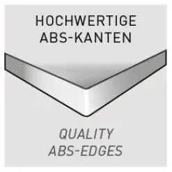 GERMANIA Schreibtisch »Altino« Kufen aus Metall, 2x Kabeldurchlass, Breite 160 cm, Made in Germany