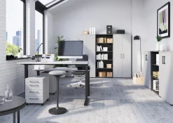 GERMANIA Schreibtisch »GW-Profi 3.0« höhenverstellbar (70- 80 cm), in 2 Breiten, Made in Germany