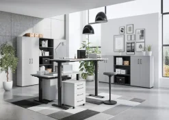 GERMANIA Schreibtisch »GW-Profi 3.0« höhenverstellbar (70- 80 cm), in 2 Breiten, Made in Germany
