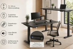 GERMANIA Schreibtisch »Jet« moderne Farbvariationen, Breite 120/140/160/180 cm, Made in Germany