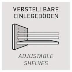 GERMANIA Schuhschrank »Adana« Breite 90 cm, verstellbare Böden, Hochglanz-Fronten, Made in Germany