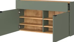 GERMANIA Schuhschrank »Ameca« 1 Stk. tlg. mit Schubl.,für schmale Flure,Tiefe: 22cm,Soft-close,verstellb. Böden