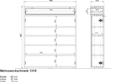 GERMANIA Schuhschrank »Ameca« 1 Stk. tlg.