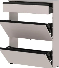GERMANIA Schuhschrank »Baldone« 1 Stk. tlg. Schuhklapper, mit Schublade, Griffe aus Metall, Tiefe: 29 cm