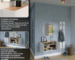 GERMANIA Schuhschrank »Libbiano« Flurschrank, Soft-close, verstellb. Böden, in 3 Höhen, 2- oder 3-türig
