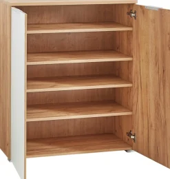 GERMANIA Schuhschrank »Telde« Breite 89 cm, Soft-close, verstellbare Böden, ES-Glas, Made in Germany